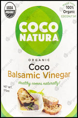 Coco Natura Organic Coconut Balsamic Vinegar (375ml) - Organics.ph