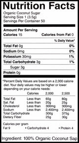 Coco Natura Organic Coconut Sugar (50 sachets) (175g) - Organics.ph