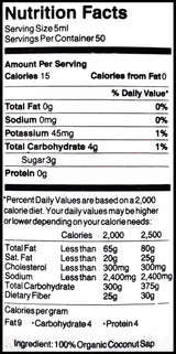 Coco Natura Organic Coconut Syrup (250ml) - Organics.ph