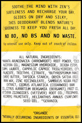 Coconut Matter Mood Organic Deodorant - Cedarwood, Bergamot & Vetiver (Zen) (35g) - Organics.ph