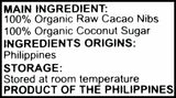CocoWonder Organic Coconut Cacao Nibs (100g) - Organics.ph