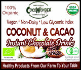 CocoWonder Organic Organic Coconut Chocolate Powder Drink - Organics.ph