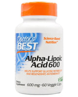 Doctor's Best Alpha Lipoic Acid 600mg (60 Caps) - Organics.ph