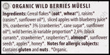 Fuchs Bio Organic Muesli w/ Wild Berries (375g) - Organics.ph