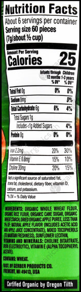 Gerber Organic Baby Snack 8+ months - Apple Puffs (42g) - Organics.ph