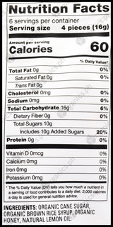 Go Organic Hard Candy - Honey & Lemon (100g) - Organics.ph