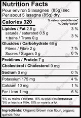 Gogo Quinoa Organic Pasta Lasagne - Rice & Quinoa (170g) - Organics.ph