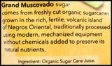 Grand Muscovado Organic Muscovado Sugar (500g) - Organics.ph