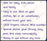 Happy Noz Organic Onion Sticker - Blue Formula + Tea Tree Oil (Anti-Bac) (6pcs) - Organics.ph