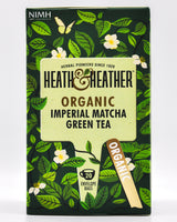 Heath and Heather Organic Green Tea - Imperial Matcha (20 tea bags) - Organics.ph