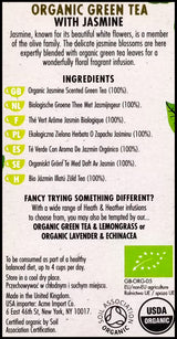 Heath and Heather Organic Green Tea (Jasmine) (20 bags) - Organics.ph