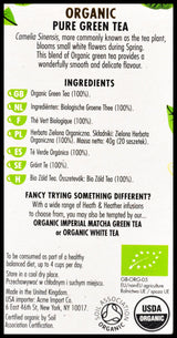 Heath and Heather Organic Pure Green Tea (20 tea bags) - Organics.ph