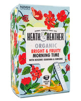 Heath and Heather Organic Tea - Bright & Fruity Morning Time - Rosehip, Guarana, Ginseng (20 bags) - Organics.ph