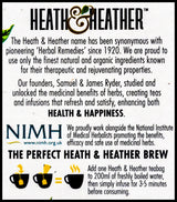 Heath and Heather Organic Tea - Lemon & Ginger (20 tea bags) - Organics.ph
