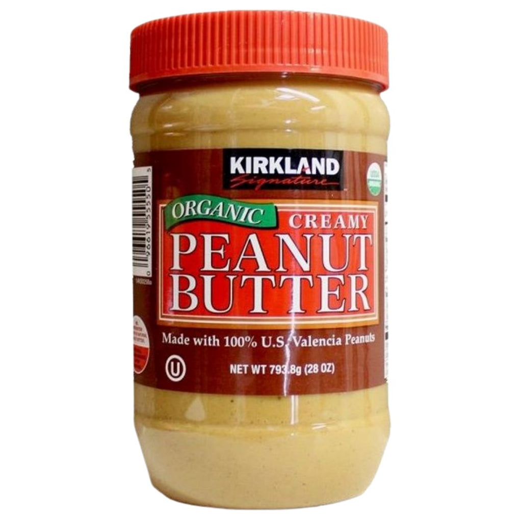 Kirkland Signature Organic Peanut Butter, 28 oz, 2-count main image 1