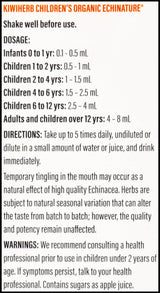 Kiwiherb Organic Herbal Supplements - Children's Echinature (50ml) - Organics.ph