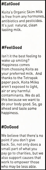 Koita Organic Milk - Skim (1 Liter) - Organics.ph