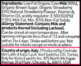 Koita Organic Milk - Strawberry (200ml) - Organics.ph