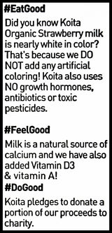 Koita Organic Milk - Strawberry (200ml) - Organics.ph