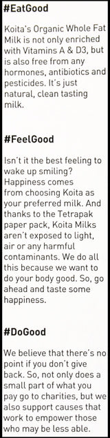 Koita Organic Milk - Whole (1 Liter) - Organics.ph