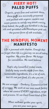 Lesser Evil Organic Paleo Puffs Snack - Fiery Hot (142g) - Organics.ph