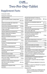 Life Extension Multivitamin Two-Per-Day Tablets - Organics.ph