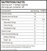 LifeFood Evening Primrose Oil 1350mg (60 softgels) - Organics.ph