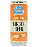 Lo Bros Organic Kombucha Ginger Beer (250ml can) - Organics.ph