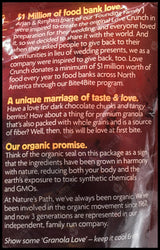 Love Crunch Organic Granola Dark Chocolate & Red Berries (325g) - Organics.ph