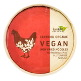 Lumlum Organic Brown Rice Instant Noodles - Vegan Chicken Flavor (75g) - Organics.ph