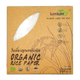 Lumlum Organic Rice Paper - 18 cm (200g) - Organics.ph