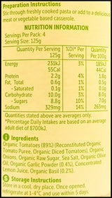 Macro Organic Pasta Sauce - Chunky Tomato Garlic & Basil (500g) - Organics.ph