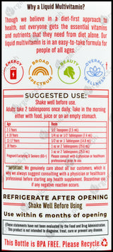 Mary Ruth's Liquid Morning Multivitamin - Raspberry (946ml) - Organics.ph