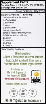 Mary Ruth's Organic Liquid Probiotic (Unflavored) (60ml) - Organics.ph