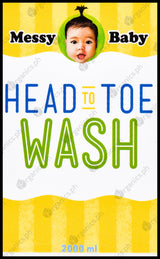 Messy Baby Natural Head To Toe Wash (2000ml) - Organics.ph