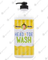 Messy Baby Natural Head To Toe Wash (500ml) - Organics.ph
