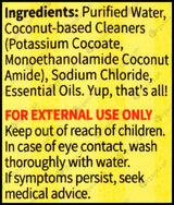 Messy Bessy Natural Dish Cleaner - Kiwi Lemon (500ml) - Organics.ph