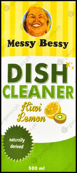 Messy Bessy Natural Dish Cleaner - Kiwi Lemon (500ml) - Organics.ph