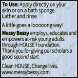 Messy Bessy Natural Hand & Body Wash - Ocean Rain (2000ml) - Organics.ph