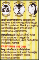 Messy Bessy The Little Warrior Natural Hand Sanitizer - Bergamot (50ml) - Organics.ph