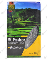 Mt. Province Heirloom Organic Purple Rice (1kg) - Organics.ph