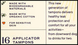 Nala Organic Biodegradable Tampons - Regular (16 tampons) - Organics.ph