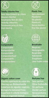 Natracare Organic Panty Liners - Curved (30 pads) - Organics.ph