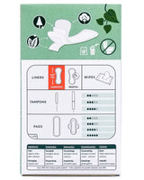 Natracare Organic Panty Liners - Curved (30 pads) - Organics.ph