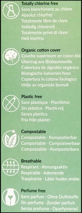 Natracare Organic Panty Liners - Mini (30 pads) - Organics.ph