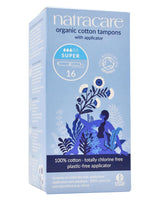 Natracare Organic Tampons - Super with Applicator (16 pads) - Organics.ph