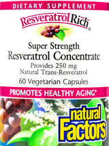 Natural Factors Resveratrol 250mg (60 capsules) - Organics.ph
