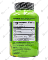 Naturelo Vegan Omega-3 Algae 800mg DHA (120 softgels, 60 servings) - Organics.ph