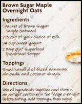 Nature's Path Organic Instant Oatmeal - Brown Sugar Maple (320g) - Organics.ph