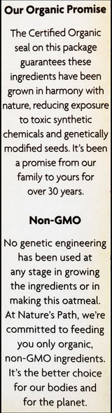 Nature's Path Organic Instant Oatmeal - Original (400g) - Organics.ph